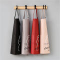 Apron Waterproof Oilproof Can Wipe Hands Kitchen Work Clothes Home Cooking Cleaning Men Women Universal Sleeveless Apron. 
