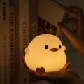 Led Light Rechargeable Cartoon Duck Night Lamp Touch Sensor Eye-friendly Bedside Light Duck Night Light.