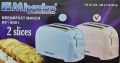 Miyako KT-6001 Electric Bread Toaster Breakfast Maker 2 Slice.