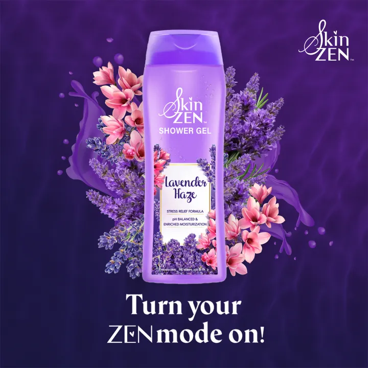 SKINZEN%20Lavender%20Haze%20Shower%20Gel%20250ml%20%20with%20free%20Loofah%20-%20Image%205