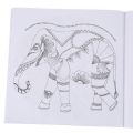 Children Adult Animal Kingdom Treasure Hunt Coloring Painting Book. 