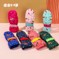 Children's Ski Gloves Fun Printing Men's and Women's Waterproof Windproof Warm Snow Gloves Cute Ski Gloves. 