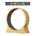 Cat Exercise Wheel, Silent Sports Climbing Frame, Exerciser Wheel, Wooden Kitty Furniture Cat Treadmill for Kitty Exercising Pet Supplies Kitten , Small.