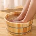 Wood Footbath Basin Household Wooden Washing Baths Portable Barrel Foot Soaking Bath Basin Foot. 