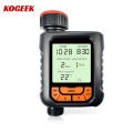 KOGEEK Intelligent Automatic Irrigator Controller Home Garden Balcony Family Green Wall Water Timer Automatic Drip Irrigation System Controller with LCD Display Temporary Opening Four Timing Control Programs.