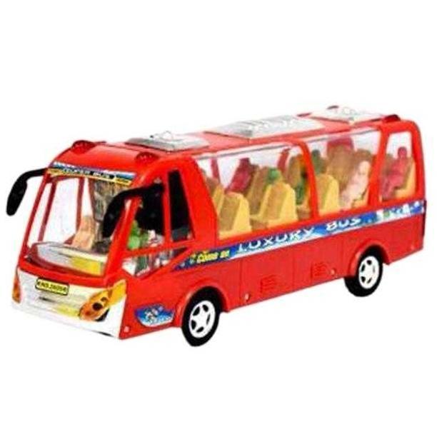 Plastic Bus - Red