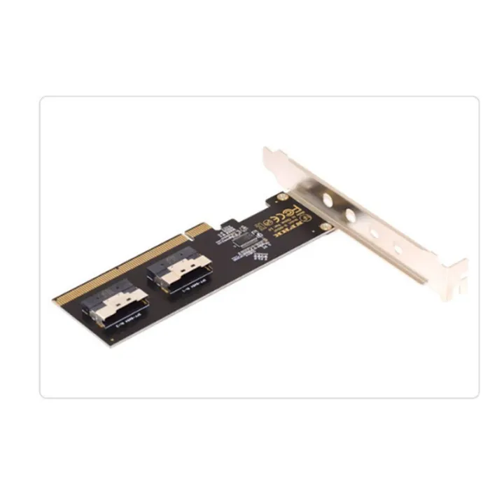 XHHDQES%20PCIe%204.0%20X16%20to%204%20Ports%20NVMe-Compatible%20Expansion%20Card%20PCI-E%20Gen4/3%20SlimSAS%208I%20SFF8654%20Graphics%20Card%20Adapter%20-%20Image%203