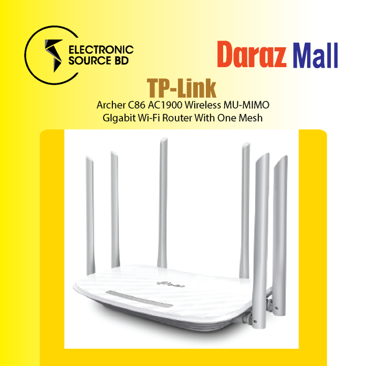 TP-Link%20Archer%20C86%20AC1900%20Wireless%20MU-MIMO%20GIgabit%20Wi-Fi%20Router%20With%20One%20Mesh%20-%20Image%203