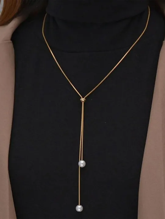 Korean%20Elegant%20Pearl%20Necklace%20Women's%20Fashion%20Jewelry%20Accessory%20-%20Image%204