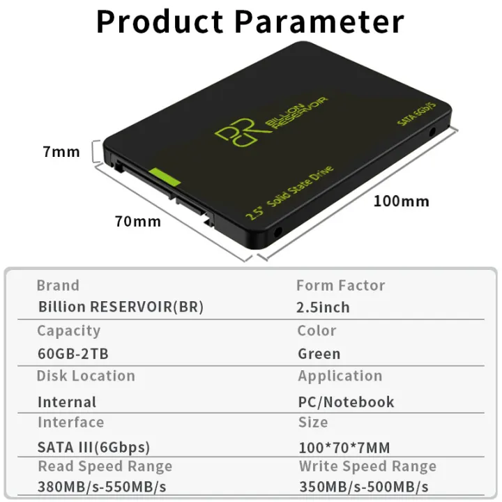 Billion%20Reservoir%20J11%20BR%20128GB%20SSD%20Solid%20State%20Drive%202.5"%20SATA3%20128%20GB%20Internal%20Hard%20Drive%20Disk%202.5%20SATA3%20SSD%20%20128%20GB%20SSD%20-%20Image%203