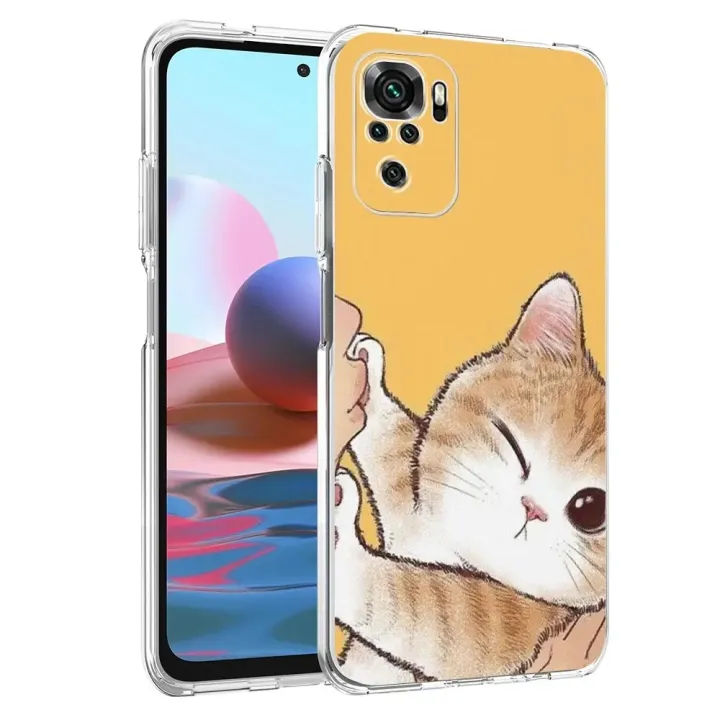 Cat%20Cute%20Kitten%20Cartoon%20Clear%20Phone%20Case%20For%20Xiaomi%20Redmi%20Note%2012%205G%209S%209%208%2010%2011%20Pro+%209T%208T%2010C%209C%209A%207%20Pro%20Soft%20TPU%20Back%20Cover%20-%20Image%202