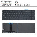 Original New US Russian Laptop Keyboard For HP ProBook 450 G8 455 G8 455R G8 650 G8 HSN-Q27C HSN-Q31C With Backlight. 