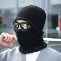 Sunnyheart Men Face Cover Full Face Warm Knitting Cap Scarf Face Cover.