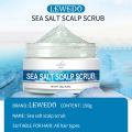 LEWEDO 150g Sea Salt Scalp Scrub For Nourishing Dry Hair Anti-Dandruff Oil Control Cleansing Hair Roots Scalp Scrub. 