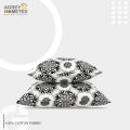 Cushion Cover Black & White (14"x14") Only Cover, Set of 5. 