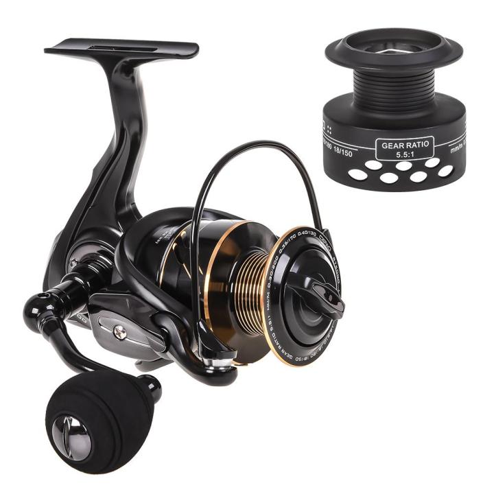 Spinning%20Fishing%20Reel%2013BB%20+%201%20Bearing%20Balls%20Metal%20Spinning%20Reel%20Boat%20Rock%20Fishing%20Wheel%20with%20with%20Extra%20Spool%20-%20Image%202