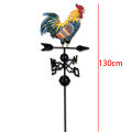 Metal Weather Vane with Rooster Ornament Wind Vane Weather Vain for Roof Weather Vanes for Roofs Rooster Weathervane. 