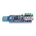 3X Free Driver USB Sound Card CM108 USB Sound Card Chip Blue. 
