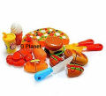 Pizza cutter for Kids (12 Pcs) (Multicolor)-Playsets Kitchen Toys. 