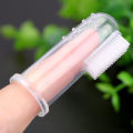 Soft Silicone Baby Finger Toothbrush Children's Teeth Cleaning Toothbrush Baby Tongue Cleaning Brush Pet Cleaning Tools. 