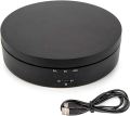 3 in 1 360 Degree Electric Turntable with Remote Control Rotating Display Photography Turntable.