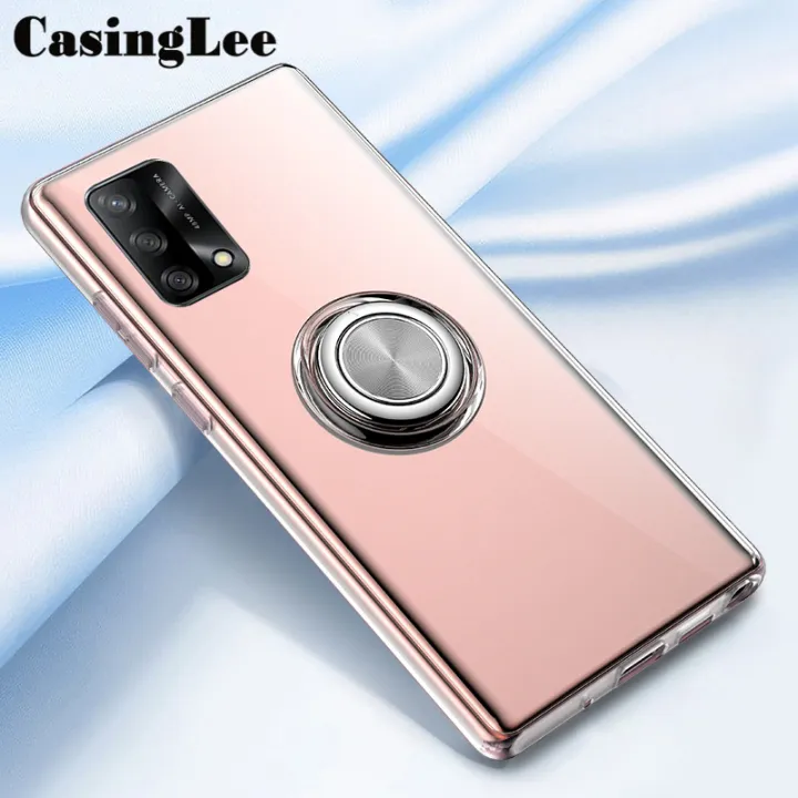 Casinglee%20For%20OPPO%20F19%20Soft%20Case%20Clear%20Transparent%20Shockproof%20Car%20Magnetic%20Holder%20Ring%20Back%20Cover%20OPPO%20F19%20Phone%20case%20cover%20-%20Image%204
