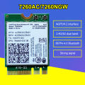 Intel 7260 ngw 1200Mbps Bluetooth 4.2 WiFi Wireless Network Card NGFF M.2 Wifi Dongle 802.11AC Dual Band 2.4G 5G For Laptop Intel 7260 7260NGW. 