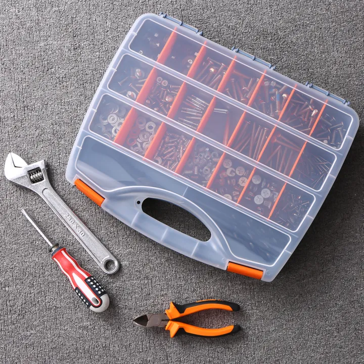 Plastic%20Parts%20Storage%20Box%20Multiple%20Compartments%20Slot%20Hardware%20Box%20Organizer%20Craft%20Cabinet%20Tools%20Components%20Container%20Accessories%20Storage%20Case%20with%20Adjustable%20Dividers%2021%20Grids%20-%20Image%208