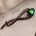Elegant Hairpin Heart Twisted Clip Hair Styling Tool Line Grab Clip Colorful Hair Clip Ponytail Clip Daily.