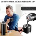 500ML 304 Stainless Steel Vacuum Insulated Bottle Gift Set Office Business Style Coffee Mug Thermos Bottle Portable Flask Carafe. 