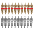 3X Valve Core Tool Set 60Pcs Valve Cores, 4-Way Valve Tool, Dual Single Head Valve Core Remover, Tire Repair Tool. 