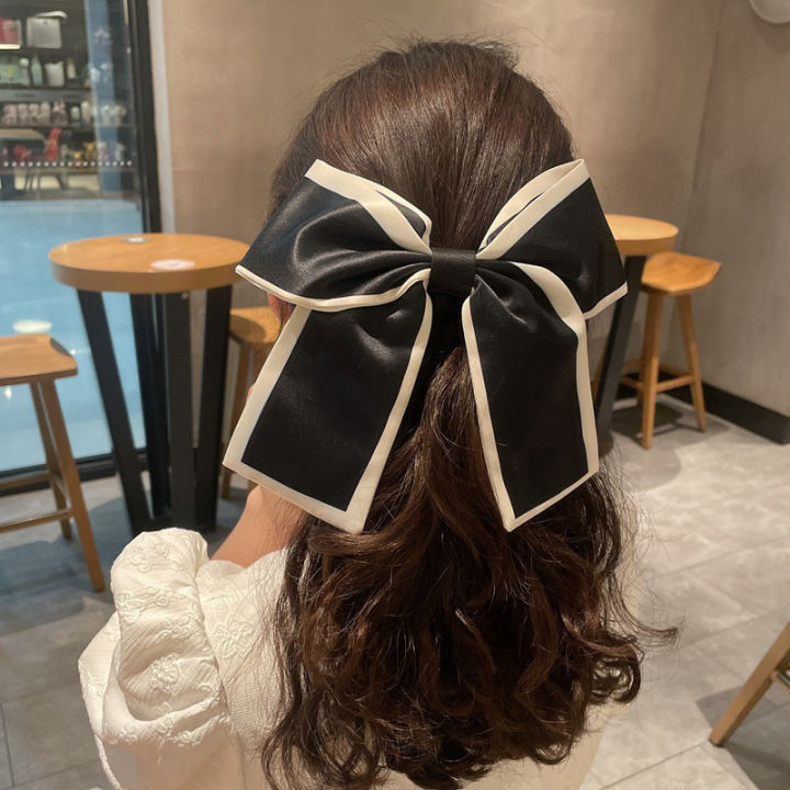 Large%20Bow%20Ribbon%20Hair%20Rope%20Rings%20Woman%20French%20Hair%20Scrunchies%20Ponytail%20Holder%20Elastic%20Hair%20Ties%20Hairbands%20Elegant%20Headwear%20-%20Image%204