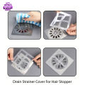 Drain Strainer Cover For Hair Stopper, Disposable Shower Drain Hair Catcher, Disposable Hair Catchers For Shower, Floor Si - Magic Gift Store. 