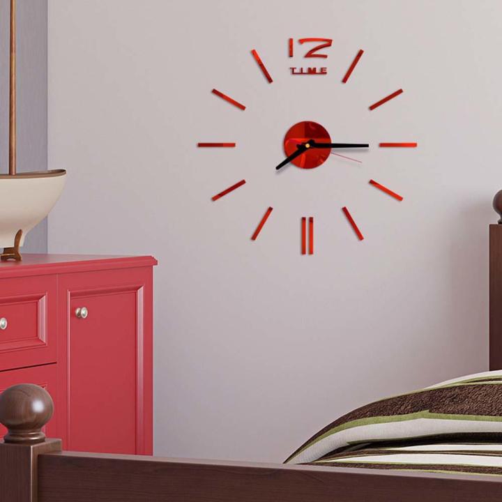 Clock%20Mirror%20Wall%20Stickers%20Fashion%20Living%20Room%20Watch%20DIY%20Home%20Decoration%20Clocks%20Sticker%20reloj%20de%20pared%202023%20New%203D%20Wall%20-%20Image%202