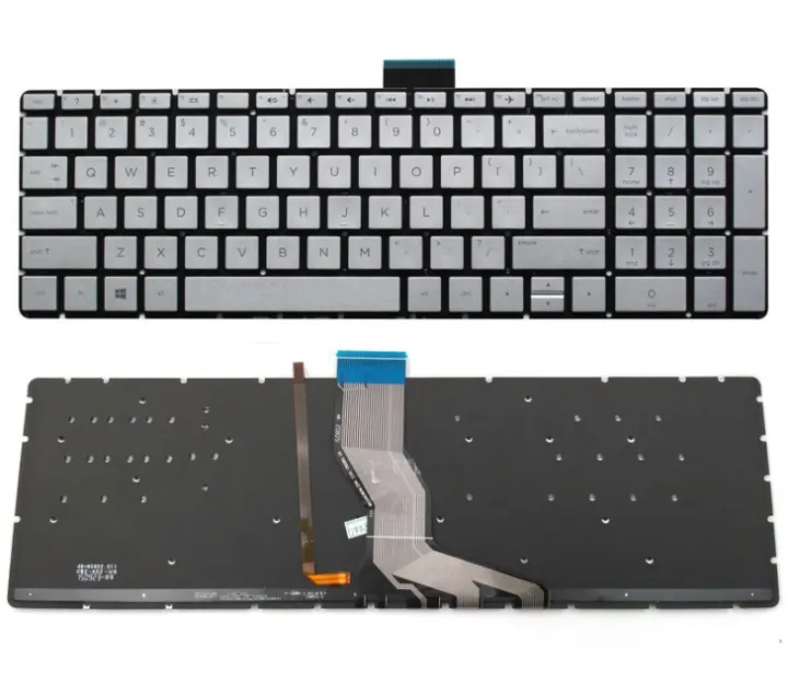 Laptop%20Keyboard%20For%20New%20For%20HP%20Pavilion%2015-BS15CK%2015CS%20Laptop%20Keyboard%20US%20Backlite%20Silver%20-%20Image%202