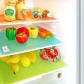4pcs Refrigerator Pad Antibacterial Antifouling Mildew Moisture Pad Waterproof Refrigerator Mats. 