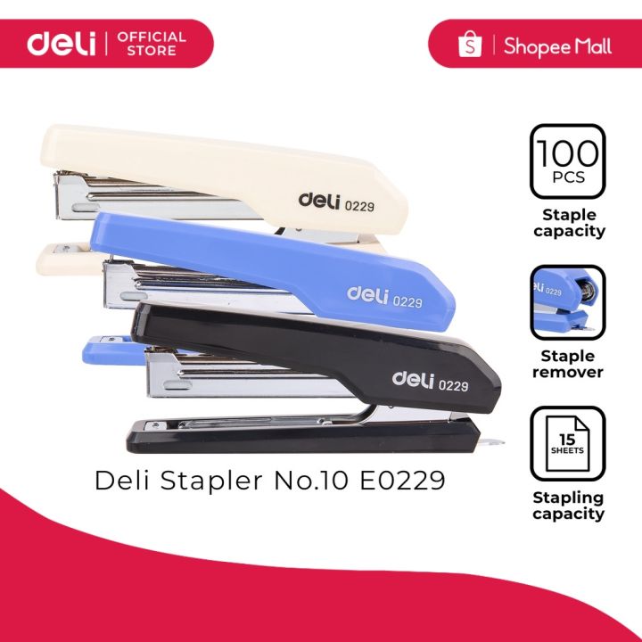 Deli	E0229 Stapler(Asst.)(Pcs)