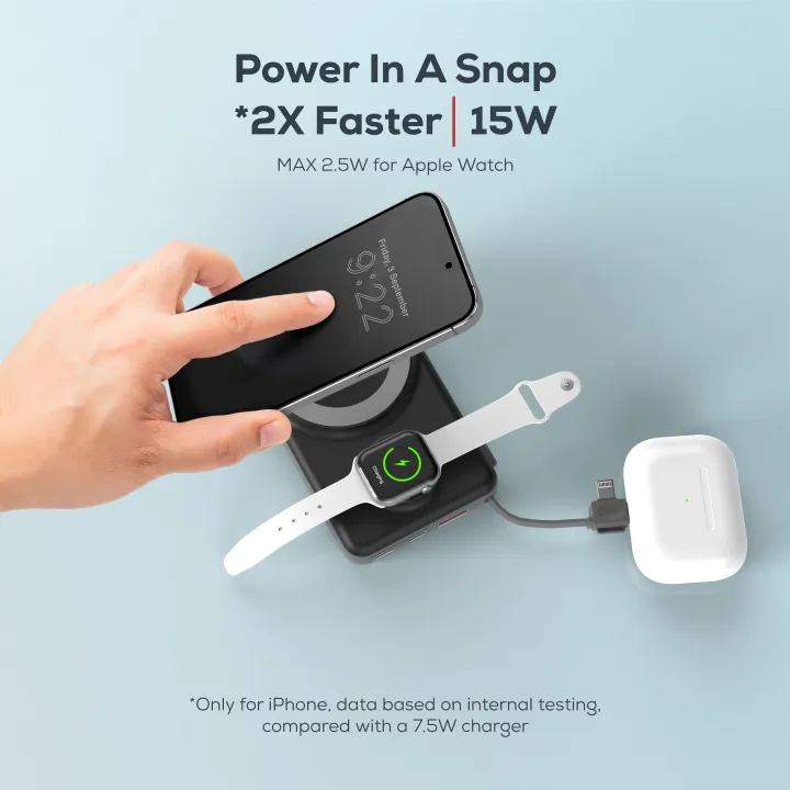 5%20in%201%20magsafe%20battery%20pack,wireless%20iphone%20magsafe%20portable%20charger,Travel%20Essentials,10000mah%20magnetic%20power%20bank%20with%2022.5W%20USB-C%20fast%20charging%20for%20iPhone%2016/15/14/13/12,%20for%20Apple%20Watch%20and%20ipod-1%20Year%20Warranty%20-%20Image%203