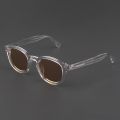 Johnny Depp Polarized Sunglasses Man Round Lemtosh Sun Glasses Woman Luxury Brand Vintage Acetate Frame Night Vision Goggles.