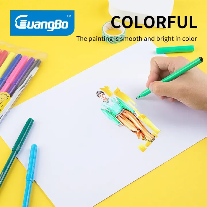 Indispensable%20-%20Refined%20Taste%20-%20Guangbo%20Water%20Colour%20Pen%20/%20Sign%20Pen%20-%2012%20Colour%20-%20Stationery%20&%20Craft%20-%20Fun%20To%20Have%20-%20Modern%20and%20Trendy%20-%20Image%202