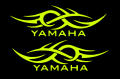 Yamaha Flame Design Sticker for bike.