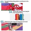 hammock made of chinese canvas fabric 120kg load capacity single person.