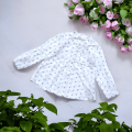 Baby Girl Full Sleeve Shirt: Adorable Anchor Print, Soft Cotton, Ages 6 Months to 4 Years. 