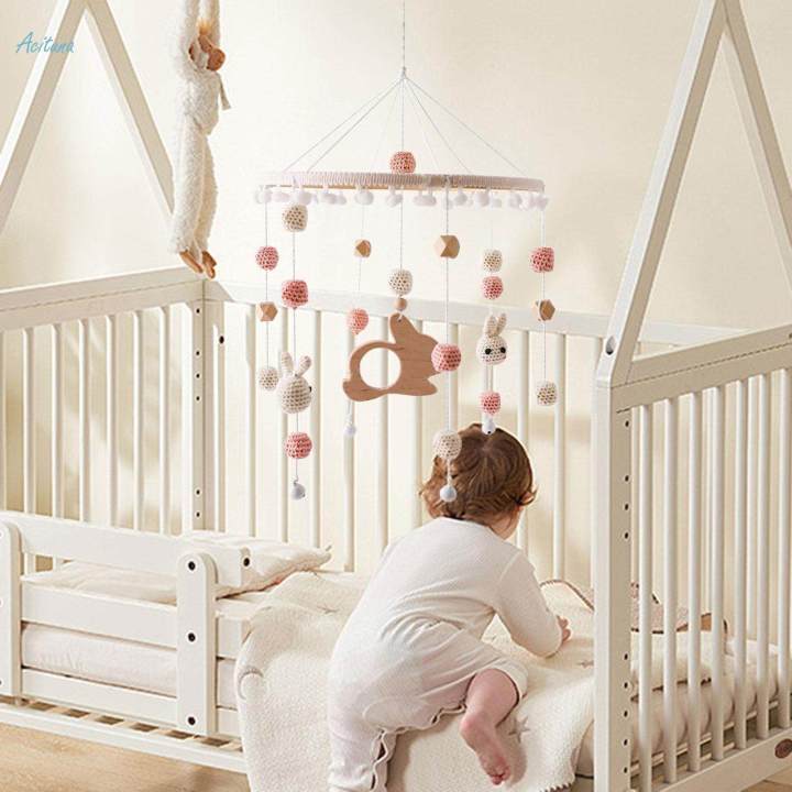 Baby Mobile Toy for Crib Newborn Rattles Room Decoration Cot Nursery Decor Crib