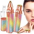 EPOH Eyebrow trimmer for women | Eye browser Trimmer | Trimmer for Face, Lips, Nose Hair Removal. Electric Pencil Shape epilator with Light, Easy to carry Machine For Women, Pink. 