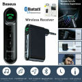 Baseus Wireless Bluetooth 5.0 Car Adapter AUX Audio Music Receiver 3.5mm Jack for Phone Speaker. 