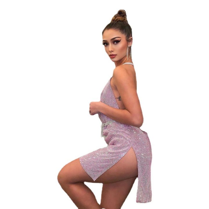 %E3%80%902025%20NEW%E3%80%91%20European%20and%20American%20style%202023%20summer%20women's%20new%20solid%20color%20slim%20split%20dress%20foreign%20trade%20women%20-%20Image%207