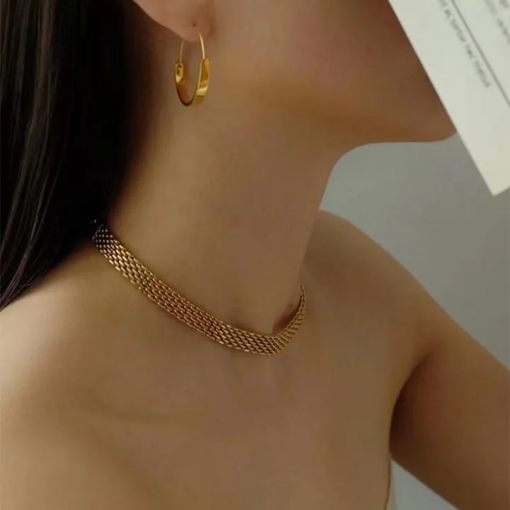 Gold%20Plated%20Titanium%20Steel%20Watch%20Belt%20Stacking%20Bracelet%20Necklace%20For%20Women%20Occident%20Metal%20Texture%20Bracelet%20Collar%20Jewelry%20Gifts%20MIO%20Super%20Store%20-%20Image%203