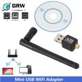 WIRELESS 600MBPS USB WIFI ROUTER ADAPTER PC NETWORK LAN CARD DONGLE ANTENNA FIG.