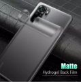 3 in 1 Combo Pack of Matte Screen Ceramic Protector, Camera Lens Protector and Back Poly for Xiaomi Redmi Note 10 Pro, Redmi Note 10 Pro Max and Redmi Note 10. 